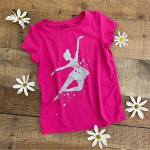 Darling Silver Sparkly Ballerina Tee